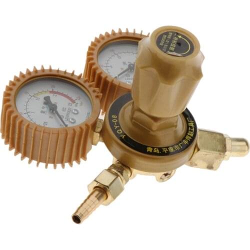 Shockproof Alloy Oxygen Pressure Regulator Gas Gauge Cutting Torch 2 Gauges