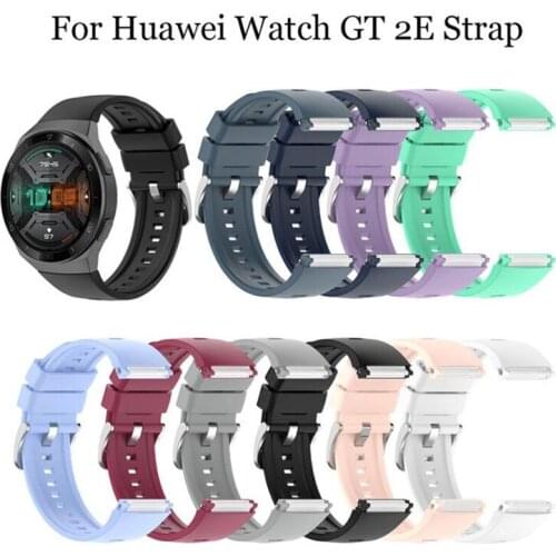 100pcs Silicone Watch Strap For Huawei watch GT 2e SmartWatch band Replacement Huawei GT2e Wriststrap 22mm Bracelet belt