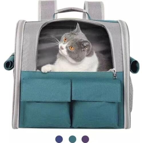 Pet Sling Backpack Airline Approved Cat Backpack Breathable Portable Pet Backpack Outdoor Travel Backpack Pet Carrying Supplies