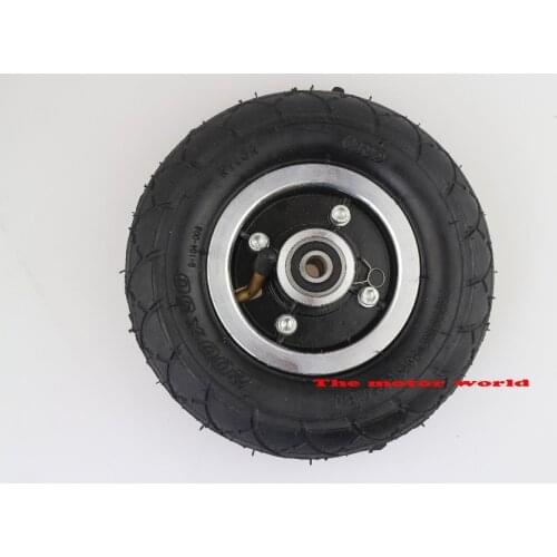 Electric Scooter Tyre With Wheel Hub 8" Scooter 200x50 Tyre Inflation Electric Vehicle Aluminium Alloy Wheel Pneumatic Tire