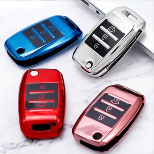 High Quality Car TPU Key Case Cover for Kia Rio 3 K2 Ceed Cerato K3 Sportage 4 Picanto K5 Optima Sorento Forte Stinger 2017 2018