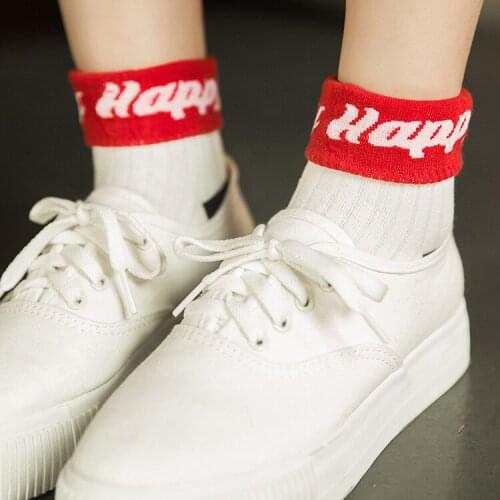 Hot Sales Fashion 100% Cotton Womens Socks Socks Korean University Style Woman Socks