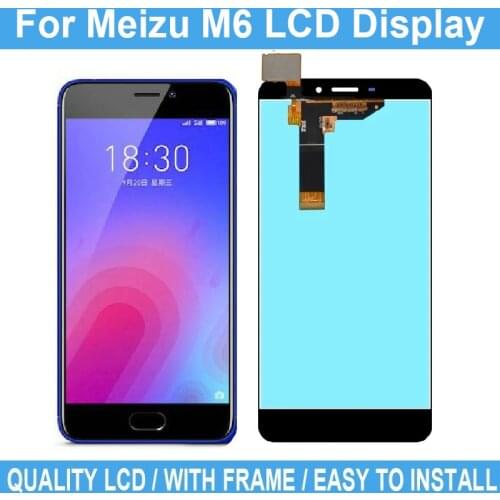 5.2" LCD Display For Meizu M6 M711H Digitizer Screen Assembly Repair Parts Replacement LCD Display Touch Screen No Frame+Tool