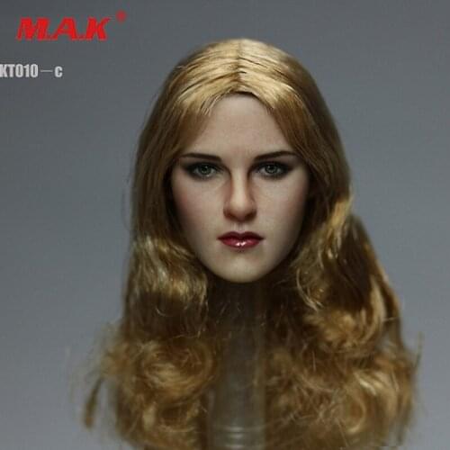 1:6 scale Kristen Stewart head sculpt 12" female woman girl seamless body model 12 inches action figures long/short/black hair