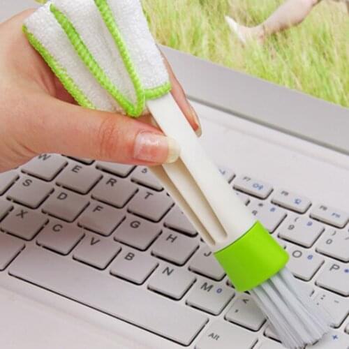 1Pc Pocket Brush Keyboard Dust Collector Air-condition Cleaner Window Leaves Blinds Cleaner Duster Computer Clean Tools