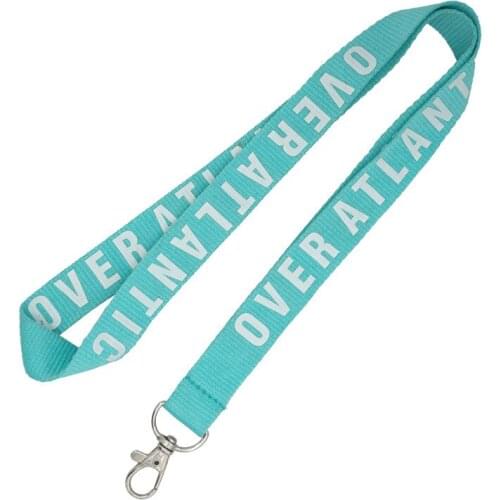 150pcs/lot 2x90cm custom lanyard,customized logo OEM brand printing lanyard for keys mobile phone neck strap in light blue