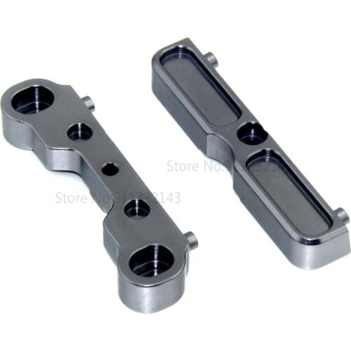 2Pcs RC Car Upgrade HoBao OP-0115 Hyper VS Front&Rear Suspension Arm Holder For 1/8 Scale Models Truck RC Remote Control Car CNC