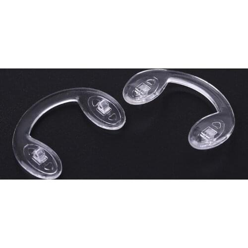 2Pcs/Lot U Style Silicone Conjoined Eyeglass Soft Nose Pads For Kids Children