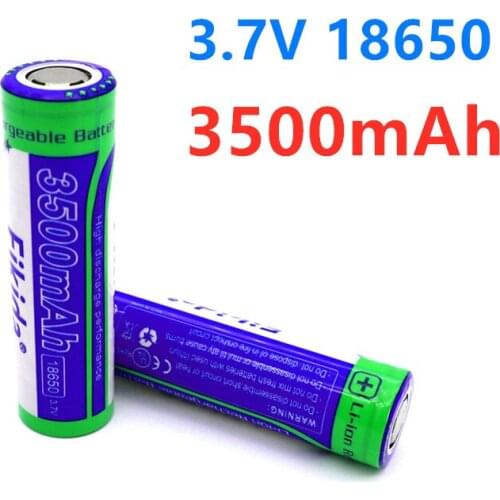2021 New 18650 3500mAh Battery 3.7V 30A High Discharge 18650 Rechargeable Batteries for Flashlight Tools Battery