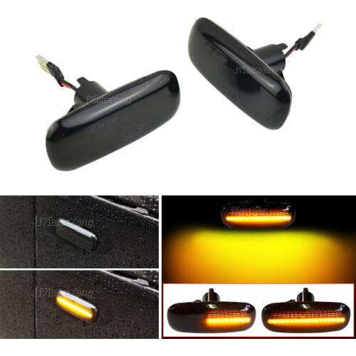 2X LED Dynamic Turn Signal Side Marker Light Lamp for Audi A3 S3 8L 2000-2003 TT 8N 2000 2001 2002-2006 A8 D2 1999-2002