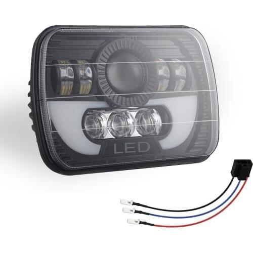 300W 5X7 Led Headlights Led Sealed Beam head light lamp With High Low Beam Led Headlight For Jeep Wrangler Yj Cherokee Xj