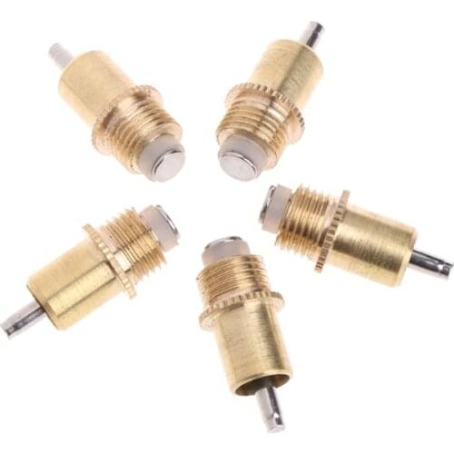 5 Pcs Poultry Chicken Rabbit Automatic Water Drinking Screw In Type Drinker Nipples Feeder 449C