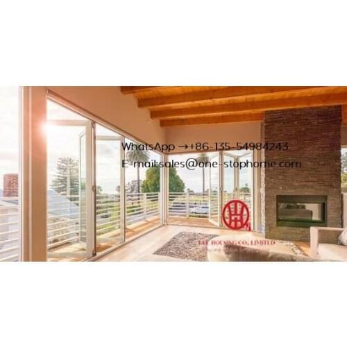 Australian standard sinsulated aluminium folding door/retractable fold doors/bi fold door/exterior bifold door