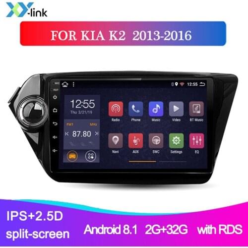 Car radio Multimedia Player Android for KIA k 2 k2 RIO2 RIO 2 2013 -2016 GPS navigation system audio Stereo AutoRadio 2 din dvd
