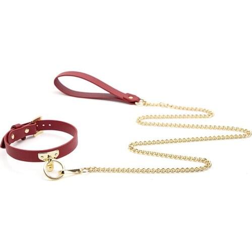 BDSM Sex Toys For Woman Men SM Bondage Set Erotic Restraint Collar & Cuffs & Waistband &connection Adults Games For Couples