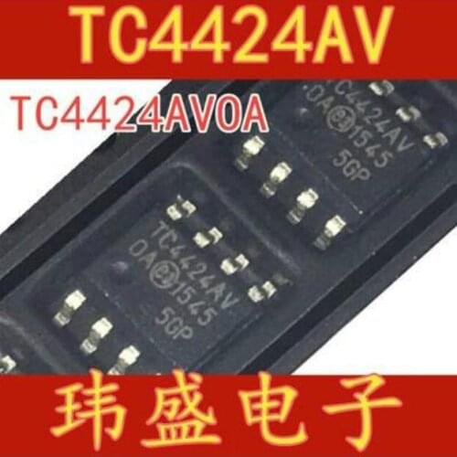 Free shipping 50PCS TC4424 TC4424AVOA TC4424AV SOP8