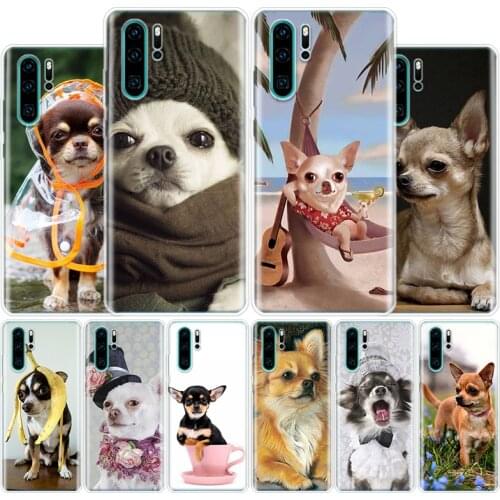 Chihuahua Puppy Teacup Dogs Cover Phone Case For Huawei Honor 10 9 20 Lite 9X 8X 8S 8A 7X 7A Pro Y5 Y6 Y7 Y9 2019 10i20i V20 V30
