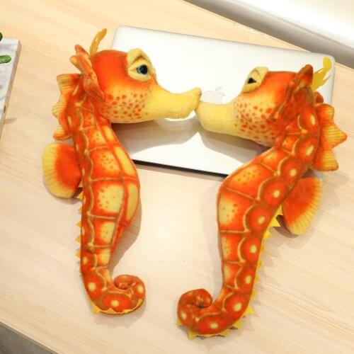 Kawaii Simulation Seahorse Plush Toy Stuffed Plush Animals Baby Toys Toys for Children Educational Toys Home Decor
