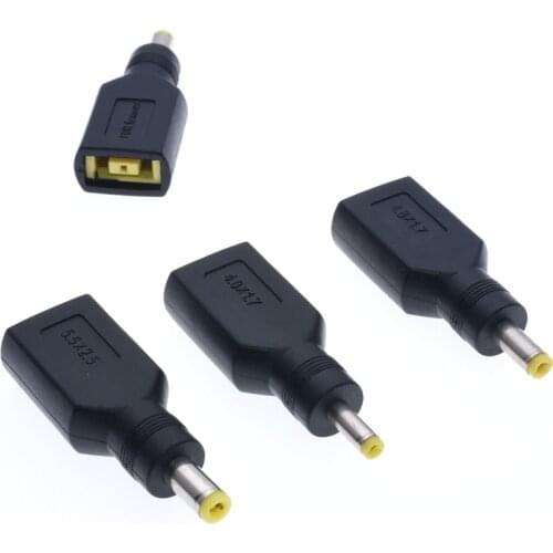 DC to YOGA Connector DC 4.0 / 1.7 mm & 4.8 / 1.7 mm & 5.5 / 2.5 mm For Lenovo X1 Carbon IdeaPad YOGA DC JACK Square 13 X1