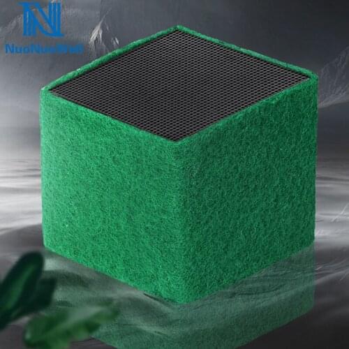 Activated Carbon Filter Cube With Filteration Cotton Aquarium Water Cleaner Bacteria Cultivation Improve Water Quality