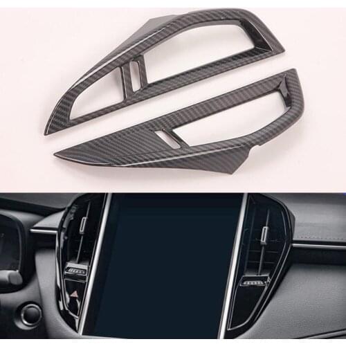 New ABS Car Accessories For Toyota Corolla 2019 2020 2021 Central Air Vent Frame Trim Styling Molding