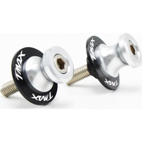 New 6mm 8mm 10mm Motorcycle Blue CNC Aluminum Swingarm Spools Slider For yamaha T-MAX 500 T-MAX 530 T MAX 500 T MAX 530