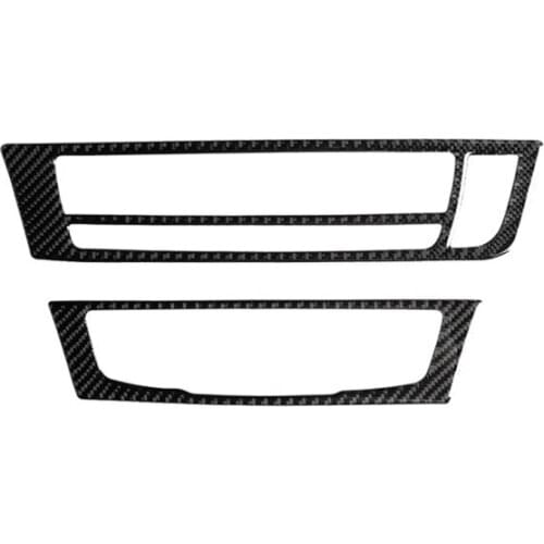 Fit For Audi A6 S6 C7 A7 S7 4G8 2012-2018 Real Carbon Fiber CD Air Conditioning Panel Right Drive Car Modification Parts