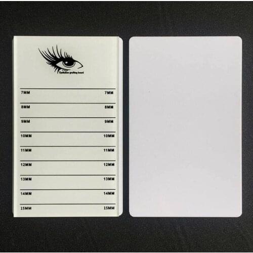 200pcs Fake Eyelash Tray Stand double-deck Eyelash Extensions Hand Plate Eye Lash Grafting Eyelashes Extension Makeup Tool hot
