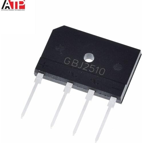 GREAT IT 5pcs 25A 1000V diode bridge rectifier gbj2510 ZIP In Stock