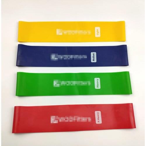 2pcs/4pcs Resistance LOOP band yoga Pilates Home Gym Fitness Bands tubing Workout Training Loop elastic loops