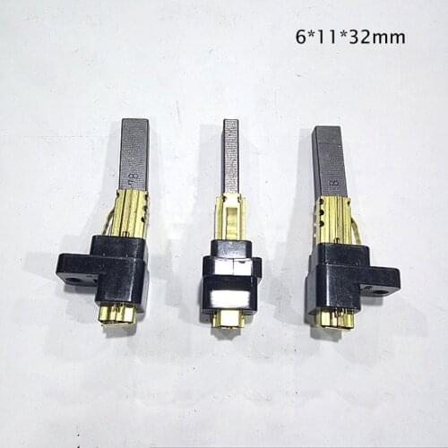 2PCS/LOT,6*11*32mm Motor carbon brush of vacuum cleaner with high quality of vacuum cleaner parts for various vacuum cleaner