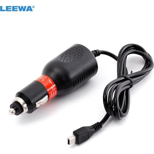 LEEWA 30PCS DC12V-48V Car MINI USB Interface Power Charger For Car Portable GPS Navigator DVR Charger #CA5494