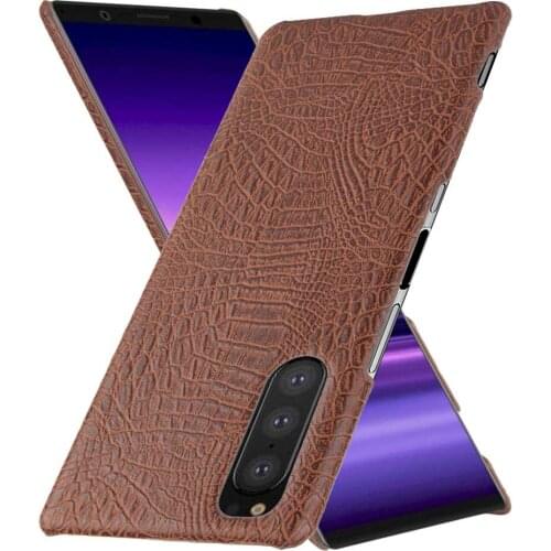 Leather phone Case For Sony Xperia 5 Back cover Protective shell retro fundas for Xperia20 20