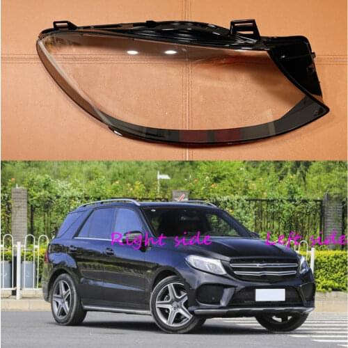 For Mercedes Benz GLE W292 300 400 450 2015-2019 Car Headlight cover Headlamp Lens Auto Shell Cover