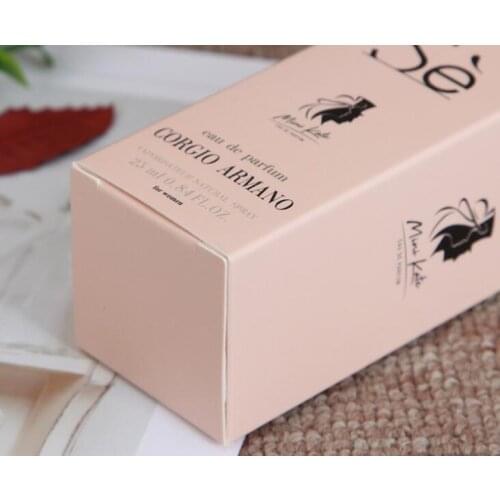 Custom high end cosmetic perfume magnetic packaging box with sponge,Embossing Printing Handling lipstick box ---PX11773