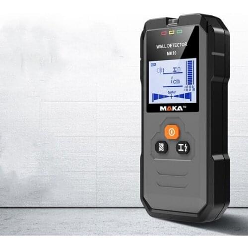 Metal Detector LCD Display Backlit Metal/AC/Wood Finder Cable Wires Depth TrackerUndeground Sturs Wall Scanner