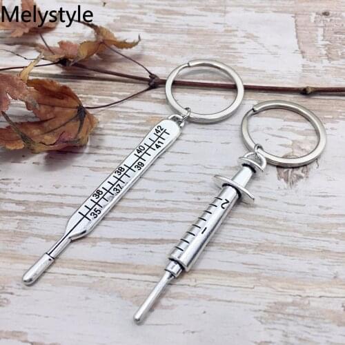 2020 new medical-box medical-key chain needle syringe nurse cute keychain jewelry gift