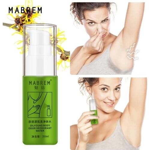 MABREM Body Odor Sweat Deodor Perfume Spray For Man and Woman Removes Armpit Odor and Sweaty Lasting Aroma Skin Care Spray 20ml