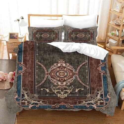 Persian Style 3D Printing Duvet Cover Pillowcase Soft Bedding Single Double Extra Large Duvet Cover