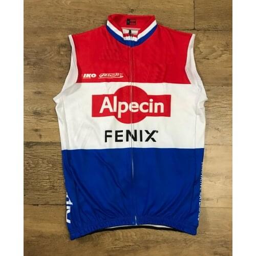 WINDSTOPPER WINDPROOF 2020 ALPECIN FENIX TEAM NL CHAMPION ONLY CYCLING GILET SLEEVLESS VEST JERSEY WEAR ROPA CICLISMO