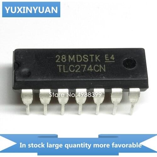 YUXINYUAN 1PCS TLC274CN TLC274 274CN DIP14 in stock in stock