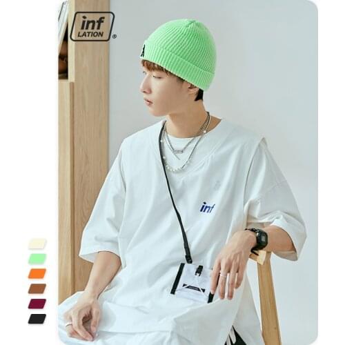 INFLATION Unisex Beanie Hat Ribbed Knitted Cuffed Winter Hat Men Beanie 255CI2020