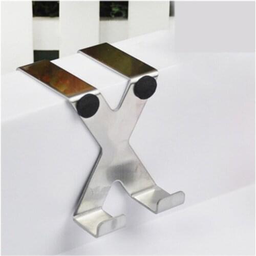 2Pcs/set Hot Sale Stainless Steel Hooks Door Back Hook Kitchen Cabinet Clothes Home Storage Hanger Organizer Pothook