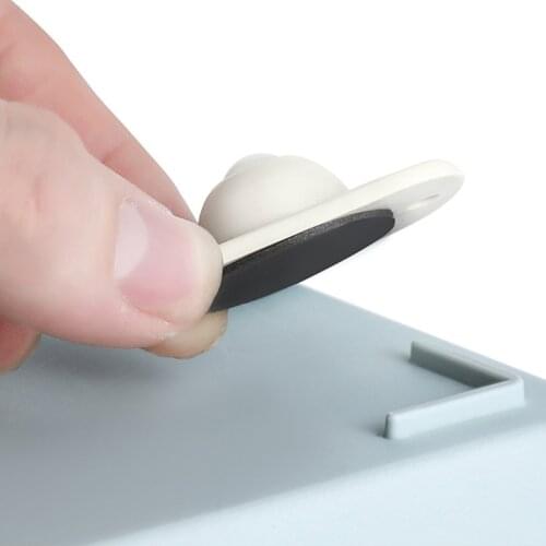 4pcs Adhesive Pulley Storage Box Casters Trash Can Self-Adhesive Furniture Wheel 37MF