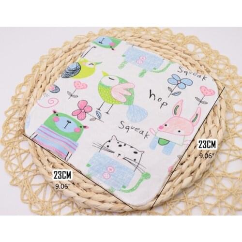 5Pcs Cotton Newborn Bathing Towels Saliva Towel Baby Washcloth Handkerchief 24BE