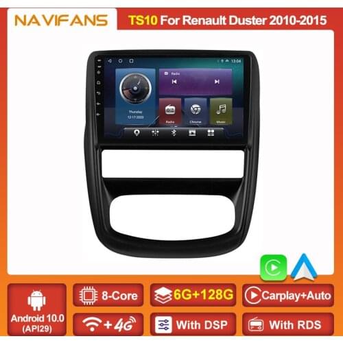 GPS 2din Car Auto Stereo DSP RDS For Renault Duster 1 2010-2015 For Nissan terrano Radio Multimedia Video Player Navi Android 10