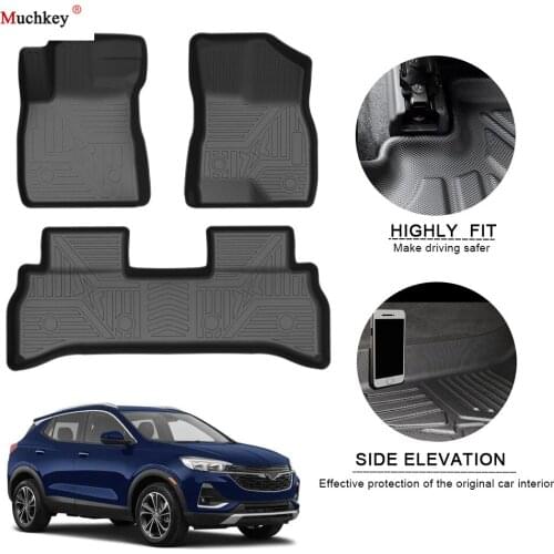 Car Floor Mats For Buick Enkola GX 2020 TPE Non-Slip Foot Pad Waterproof Rubber Carpets Auto Automobile Interior Accessories