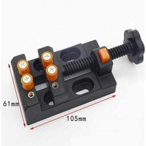 Household small bench pliers solder fixing frame clamp table welding workbench fixture small table to small bench drill manual