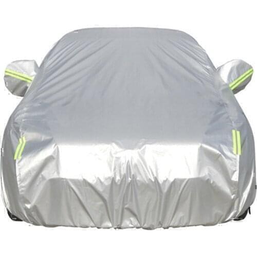 Full Car Covers For KIA K2 hatchback Outdoor with Reflective Strip Sun Snow Water Dust Scratch Resistant Protection Cover