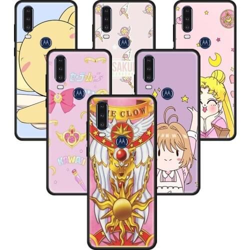 Cardcaptor Sakura Case for Motorola Moto G8 Play G 5G Power Lite E6s Stylus One Hyper Edge Fusion Plus TPU Phone Cover